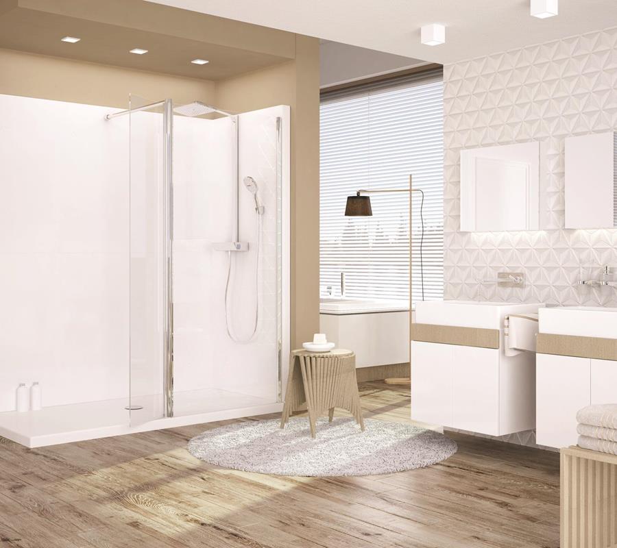 Bodengleiche Luxus-Design-Dusche