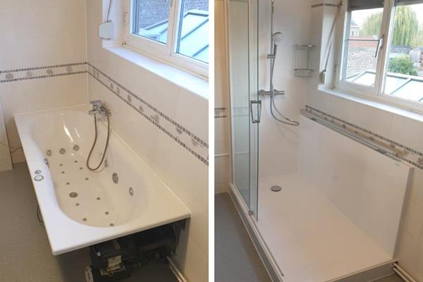 Rénovation salle de bain sans gros travaux - photos avant après